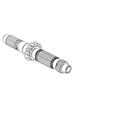 101415 - 78033001050 78133001050 78033001050Main Shaft 14t.