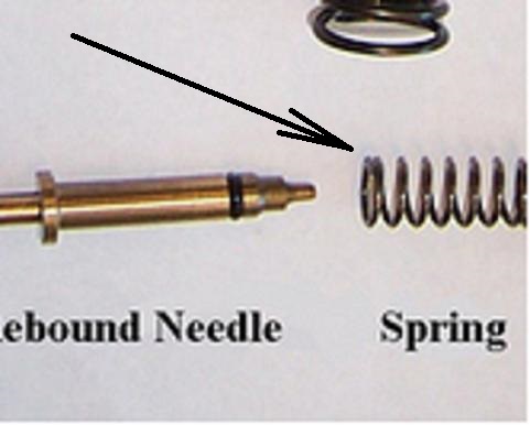 Spring, rebound needle - 48600033 Spring, rebound needle - 48600033